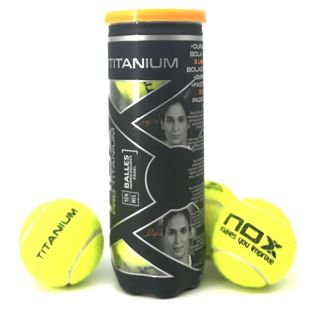 1 rör Nox Pro Titanium Padelbollar (3 st.) padellife