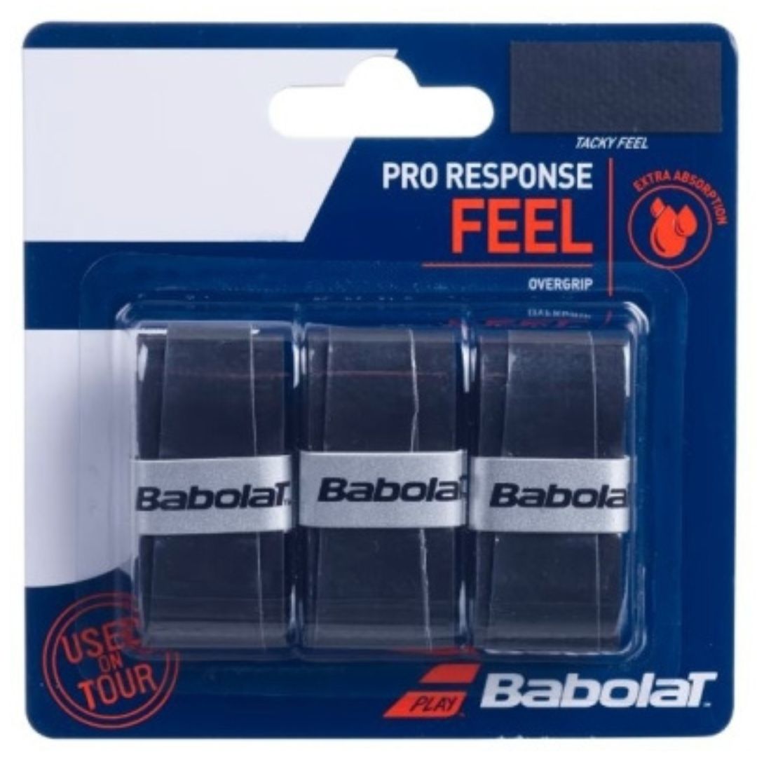 Babolat Pro Response Overgrip (Svart, 3-Pack) padellife