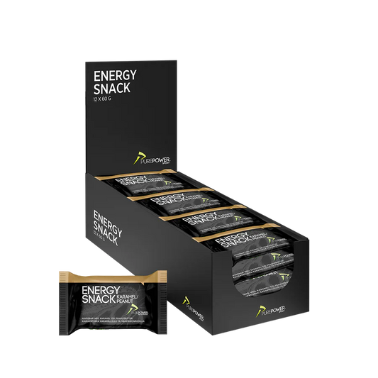PurePower Energisnack Jordnöt/Karamell Smak (1 styck om 60 gram)