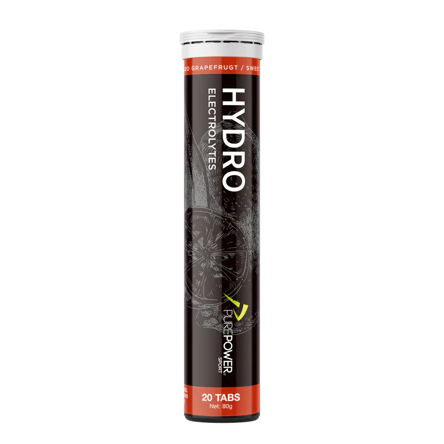 PurePower HydroTabs Elektrolyter – Smak av Söt Grapefrukt (1 rör med 20 tabletter)
