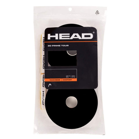 Head Prime Tour overgrip (30-pack, svart) padellife