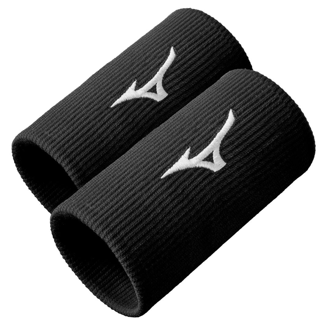 Mizuno Armband Lång (2-pack, Svart) padellife