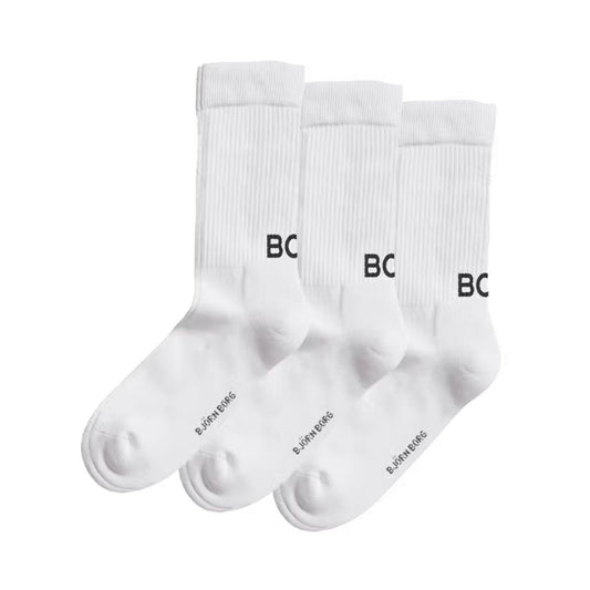 Björn Borg Core Crew Polyamide (3-pack, White) Strumpor