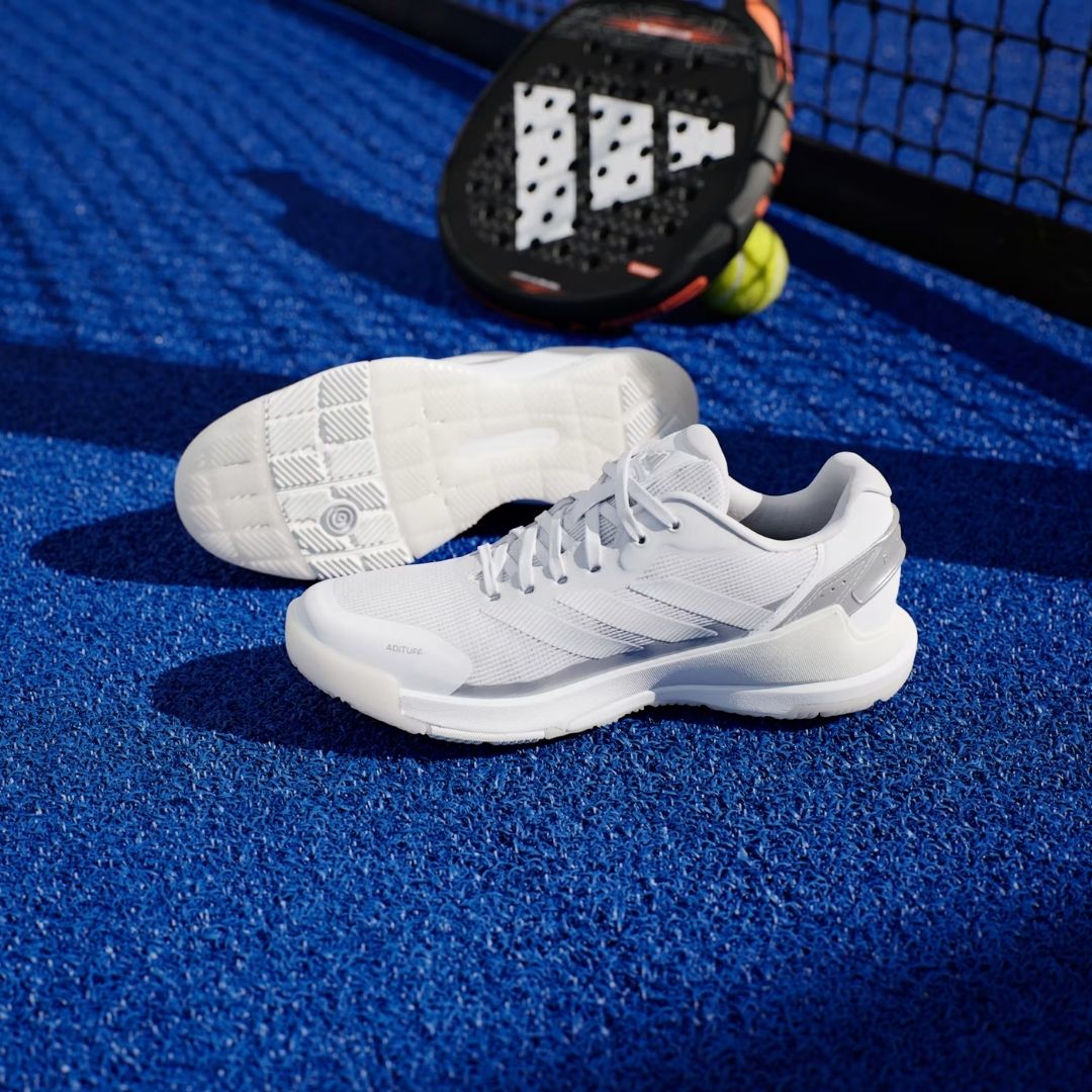 Adidas Crazyquick LS Women Padelsko (Cloud White/Cloud White/Zero Metallic)