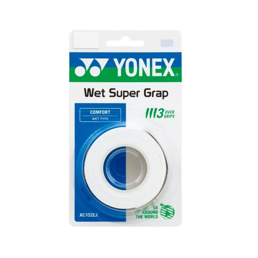 Yonex Wet Super Grap (3 st., vit)