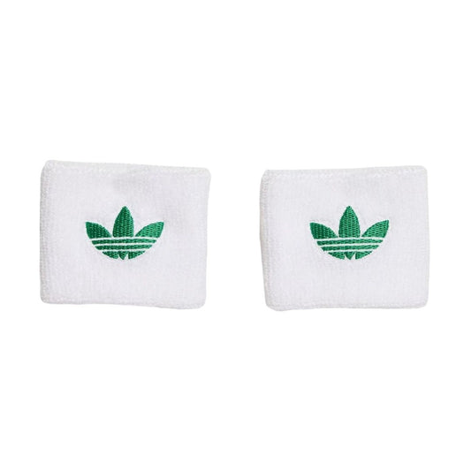 Adidas Originals Small Wristbands (2-Pack, White/Green)