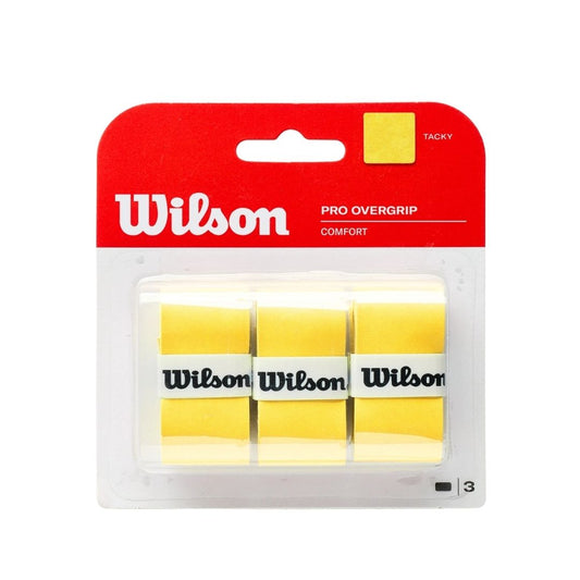 Wilson Pro Overgrips (3-pack, Yellow)