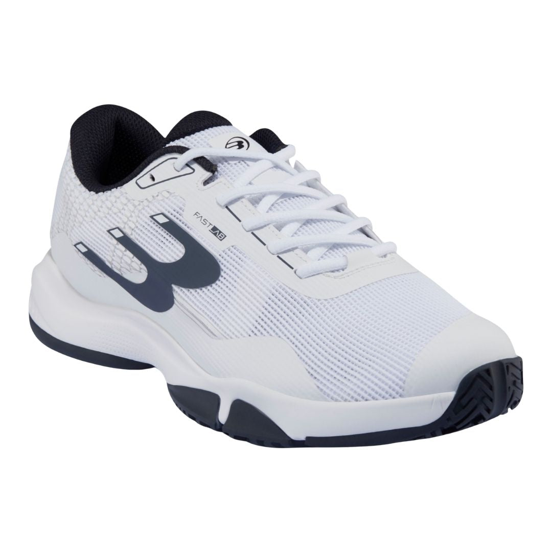 Bullpadel Hybrid Fly 26I (White/Navy) Padelskor