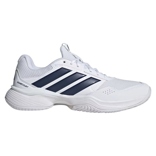 Adidas Gamecourt 3 Men (Cloud White/Dark Blue/Core Black) Skor