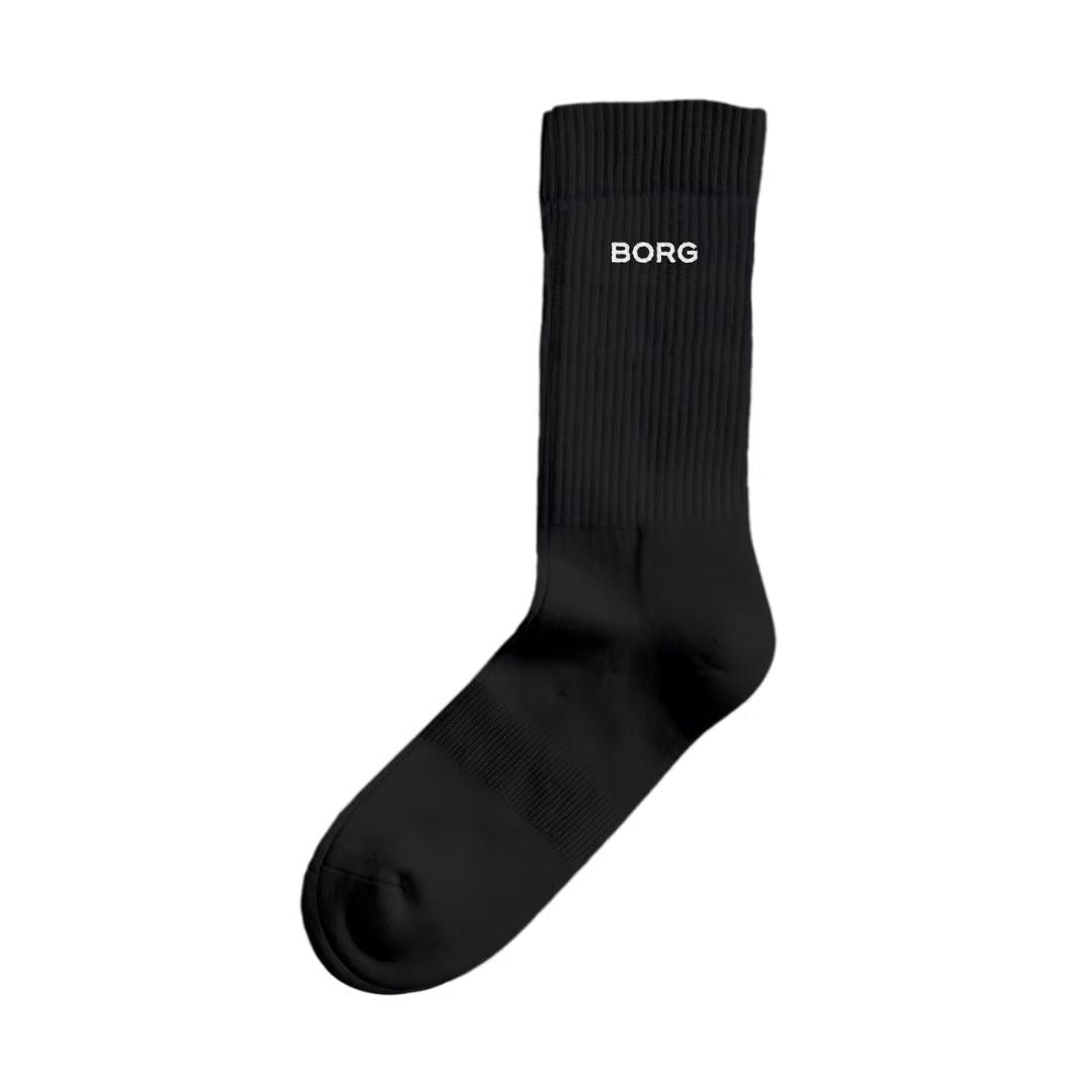 Björn Borg Essential Crew (3-pack, Black) Strumpor