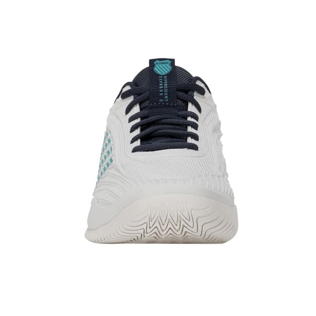 K-Swiss Hypercourt Express 3 Padelskor (Blanc de Blanc/Carbon/Baltic)