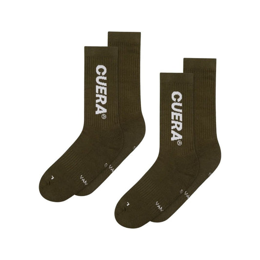 Cuera Padelstrumpor (2-pack, Army/White)