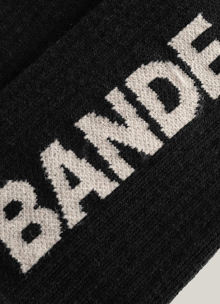 Cuera Bandeja Padelstrumpor (2-pack, Svart/Sand)