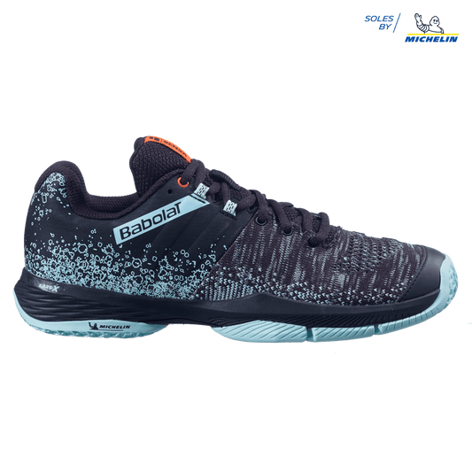 Babolat Sensa Women Padelskor (Svart/Turkos)