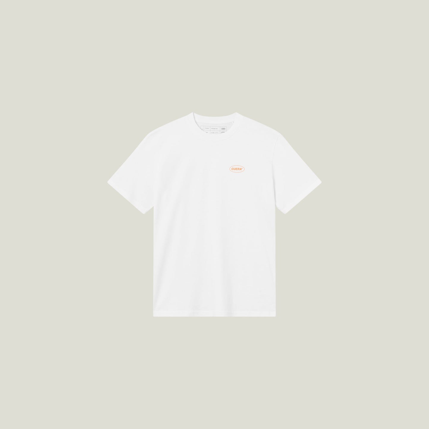 Cuera Relaxed Heavy offcourt T-shirt (Vit)