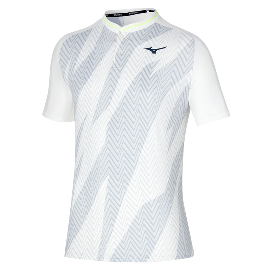 Mizuno Shadow Polo (Mens, Vit)