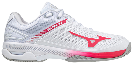 Mizuno Exceed Tour 4 AC Women (Vit/Röd) Padelskor