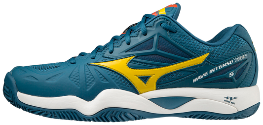 Mizuno Wave Intense Tour 5 CC Padelskor (Mens, Petroleum grön)