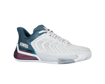K-Swiss Ultrashot 4 Clay (White/Stargazer/Neon Blaze)