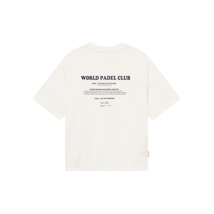 Cuera Offcourt Legacy Short Sleeve Tee (Off White/Navy)