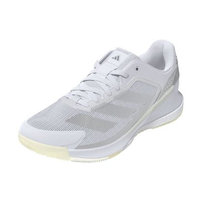 Adidas Crazyquick Boost Women Padelskor (Cloud White/Silver Metallic/Zero Metallic)