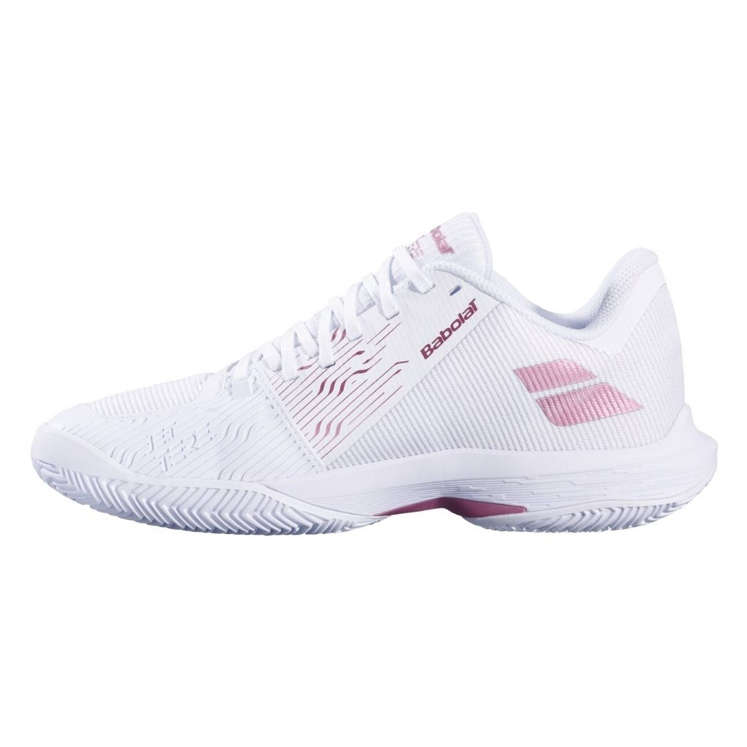 Babolat Jet Tere 2 Clay Women (White/Silver/Sky) Skor