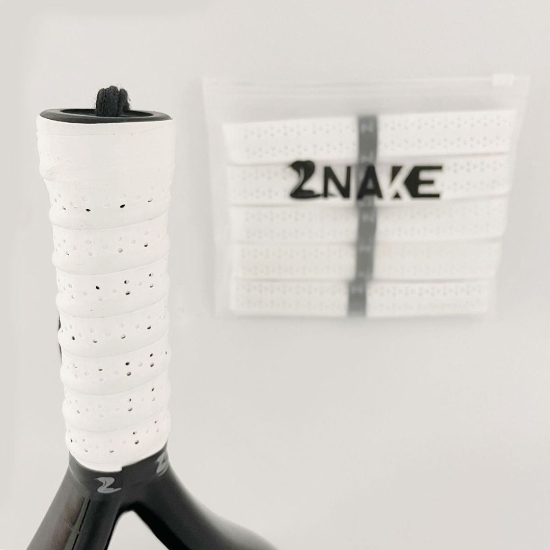 Znake Viper Padel Overgrips (5 st, Vit) padellife
