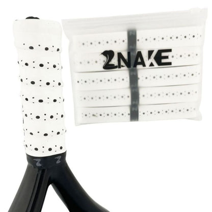 Znake Viper Sticky Padel Overgrips (5 st, Vit) padellife
