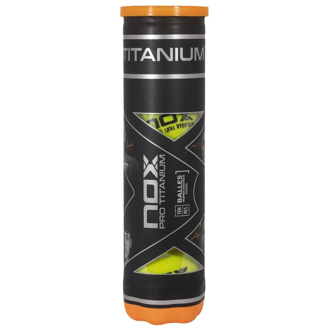 Nox Pro Titanium Padelbollar (4 st) padellife