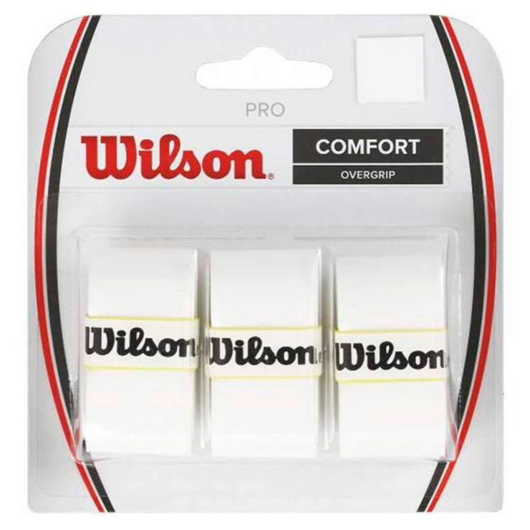 Wilson Pro Overgrip (Vit, 3-pack) padellife