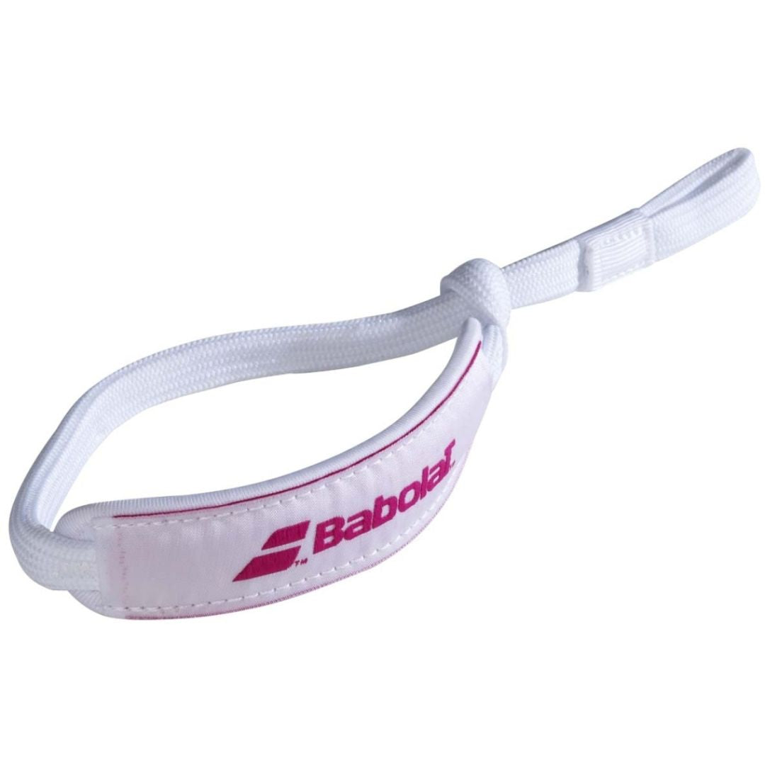 Babolat handledsrem (Vit/Rosa) padellife