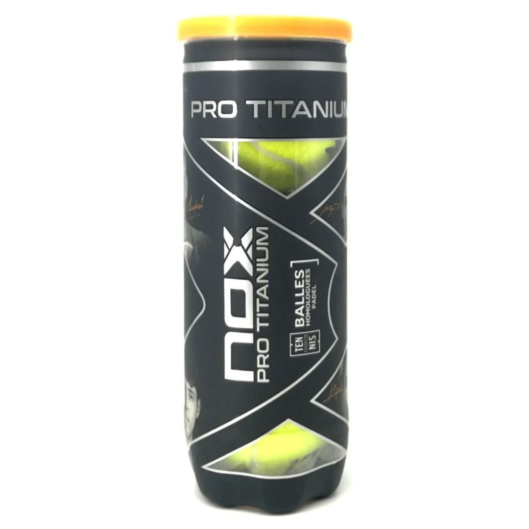 1 rör Nox Pro Titanium Padelbollar (3 st.) padellife