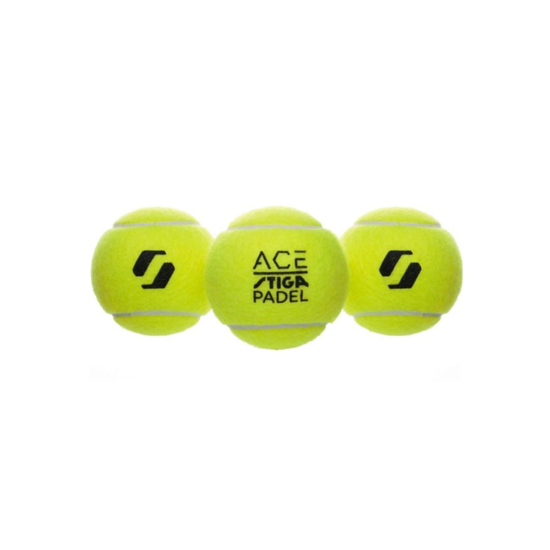 Stiga Ace Padelbollar (3 st.) padellife