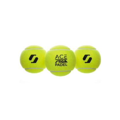 Stiga Ace Padelbollar (3 st.) padellife