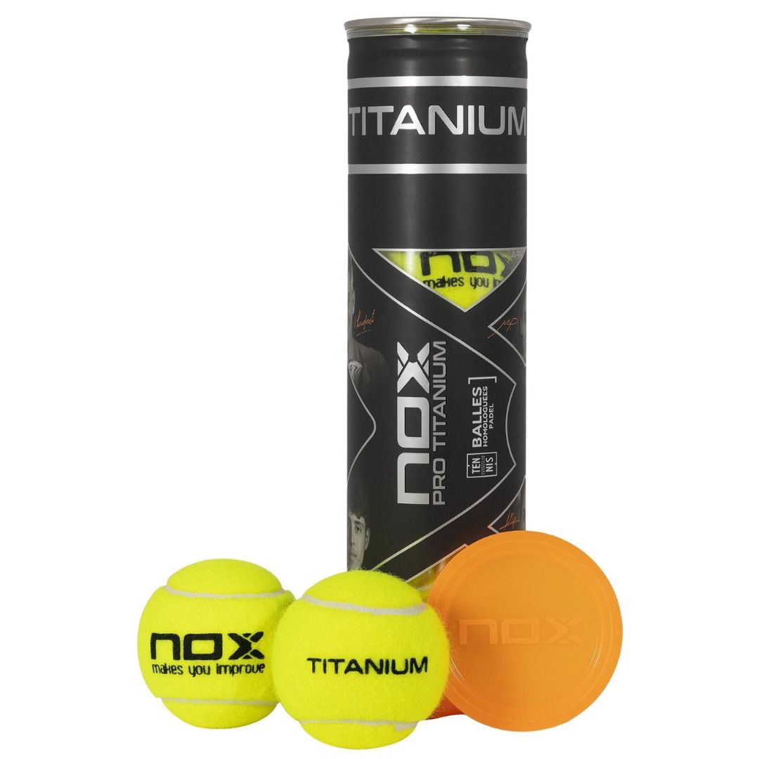 Nox Pro Titanium Padelbollar (4 st) padellife