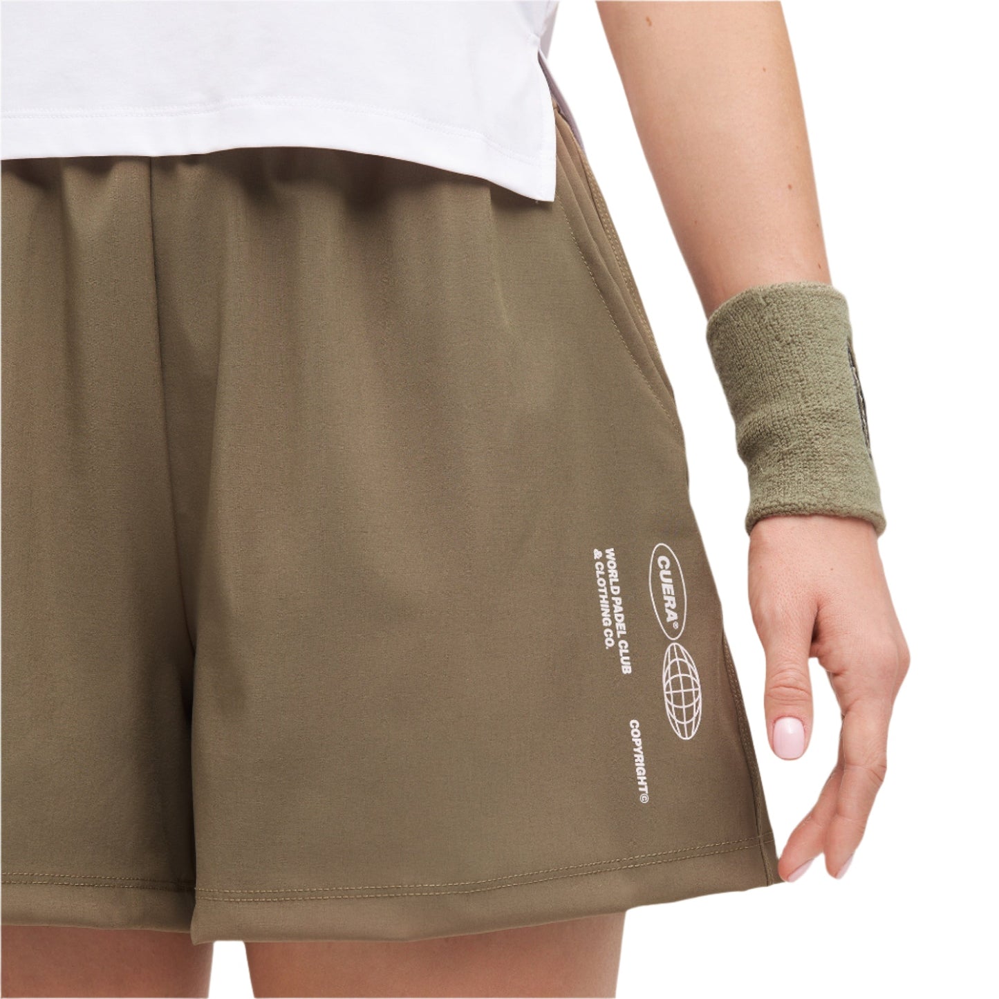 Cuera Womens Active Globe Shorts (Walnut)