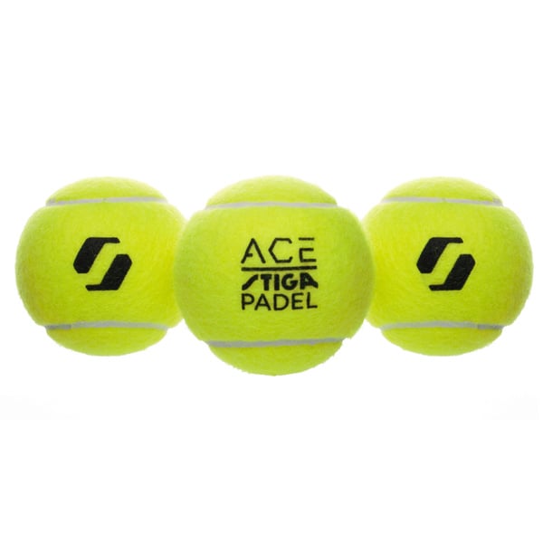 Stiga Ace Padel Balls (3 pcs.)