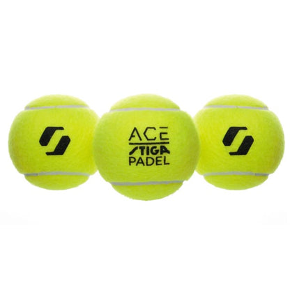 Stiga Ace Padel Balls (3 pcs.)