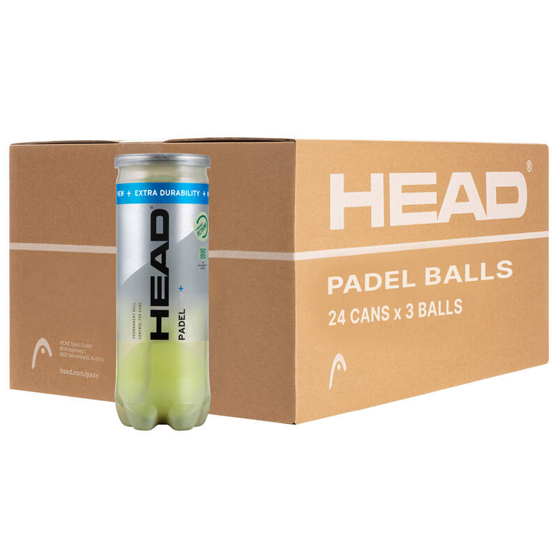 Head Padel Pro+ padelbollar (3 stycken)