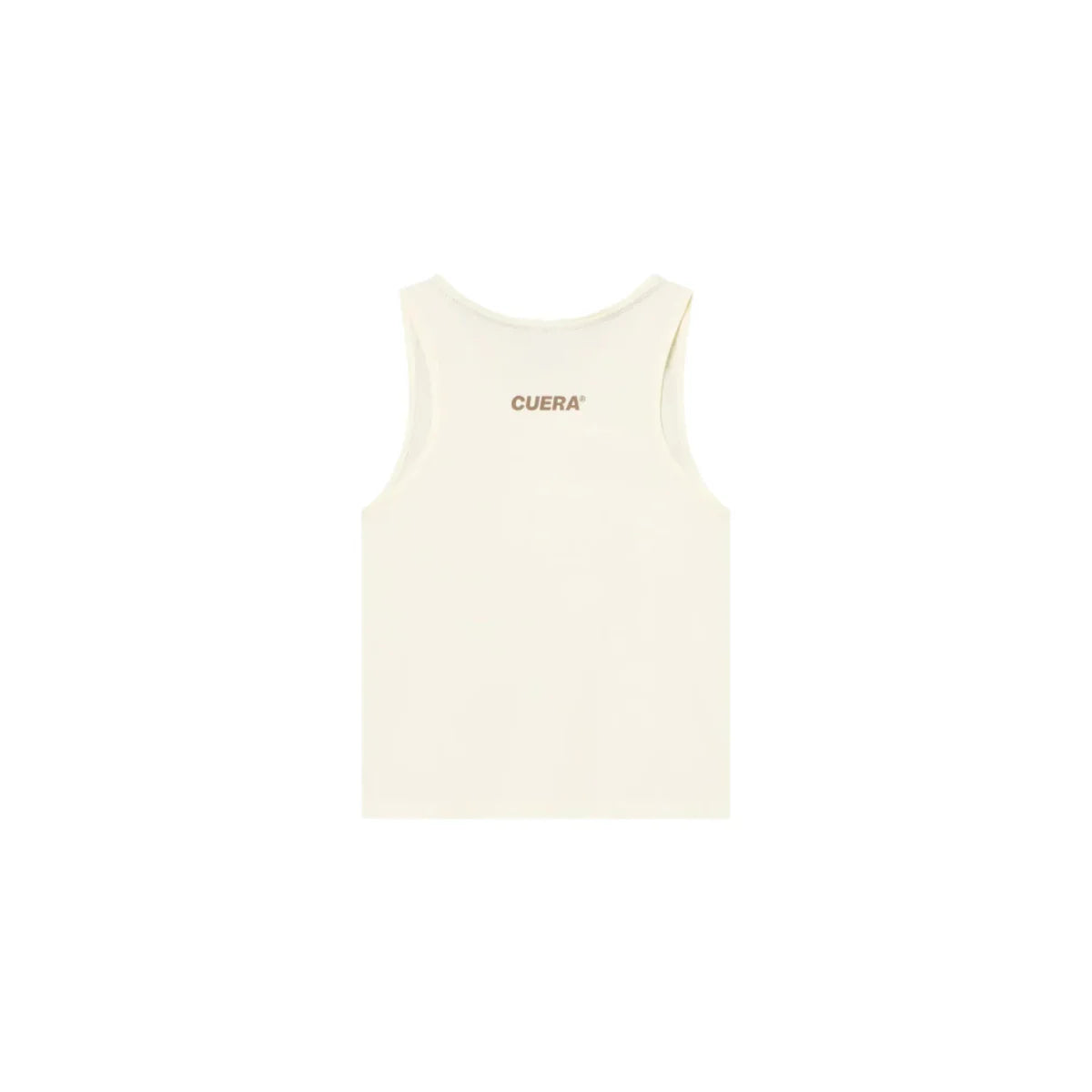 Cuera Oncourt Cropped Tank Top (Off White)