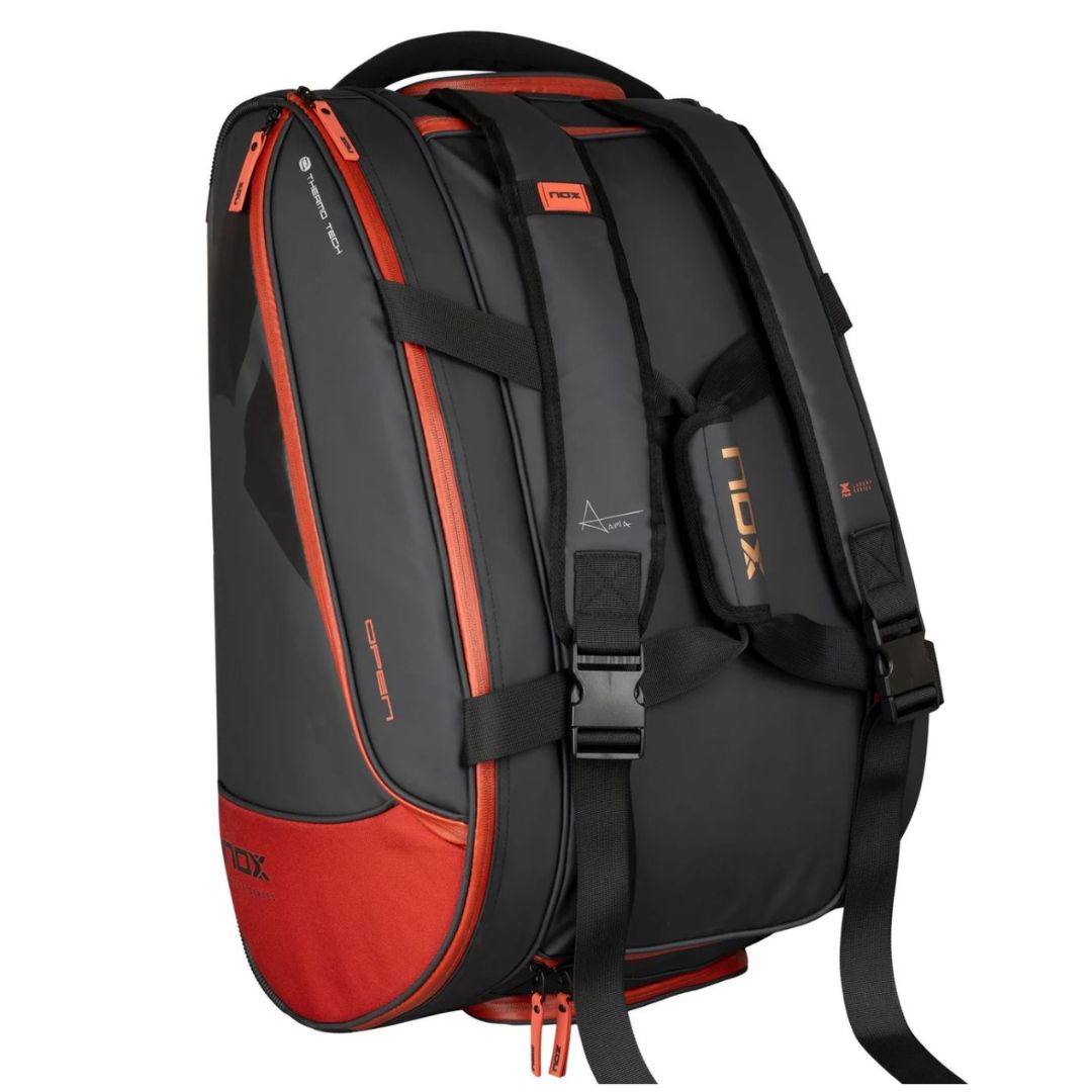 Nox Luxury Open Series Padelväska (Svart/Röd) padellife