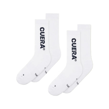 Cuera Padelstrumpor (White/Navy)