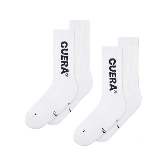 Cuera Padelstrumpor (White/Navy)