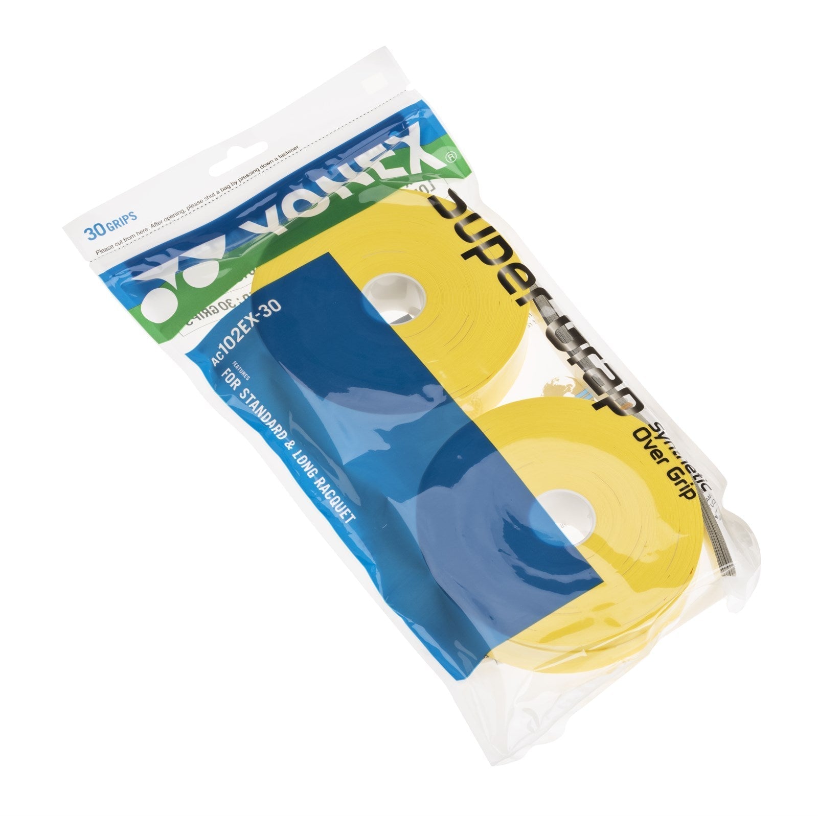 Yonex Wet Super Grip Overgrip (30-pack, gul)