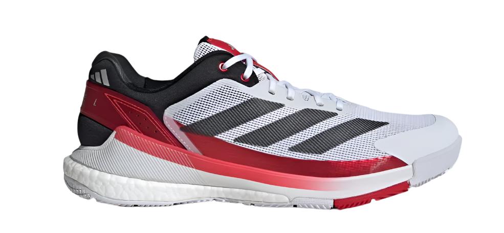 Adidas Crazyquick Boost Padel sko (Cloud White/Core Black/Lucid Red)