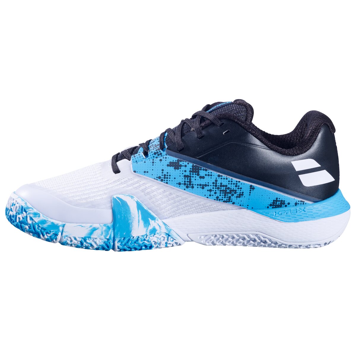 Babolat Movea Men 2025 padel sko (White/Cyan Blue)