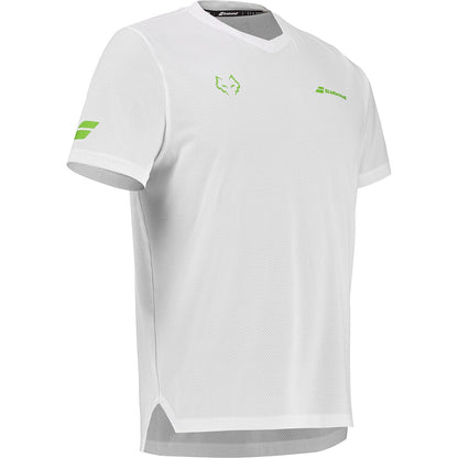 Babolat Crew Neck Tee Juan Lebron (White/White)