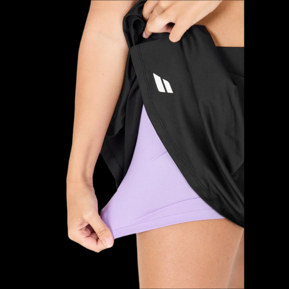 Babolat padel nederdel i sort - padellife.dk 