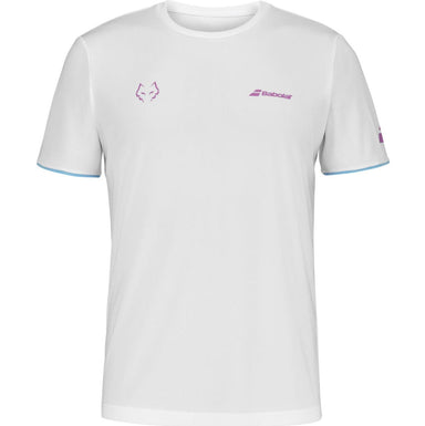 Babolat Juan Lebron Crew Neck T-shirt (White/White) - Padellife