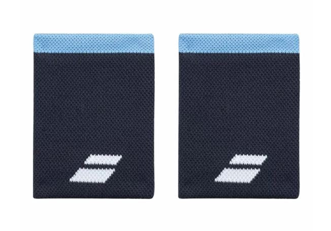 Babolat Logo Jumbo Wristbands (2-pack, Heritage Blue)